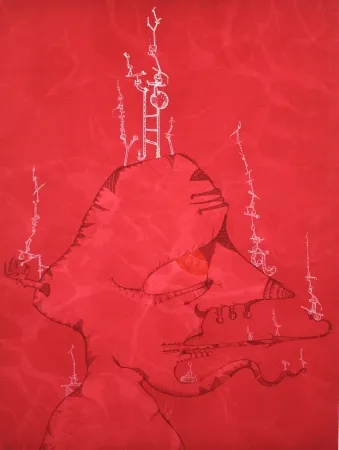 リトグラフ Ponç - Barcelona 1