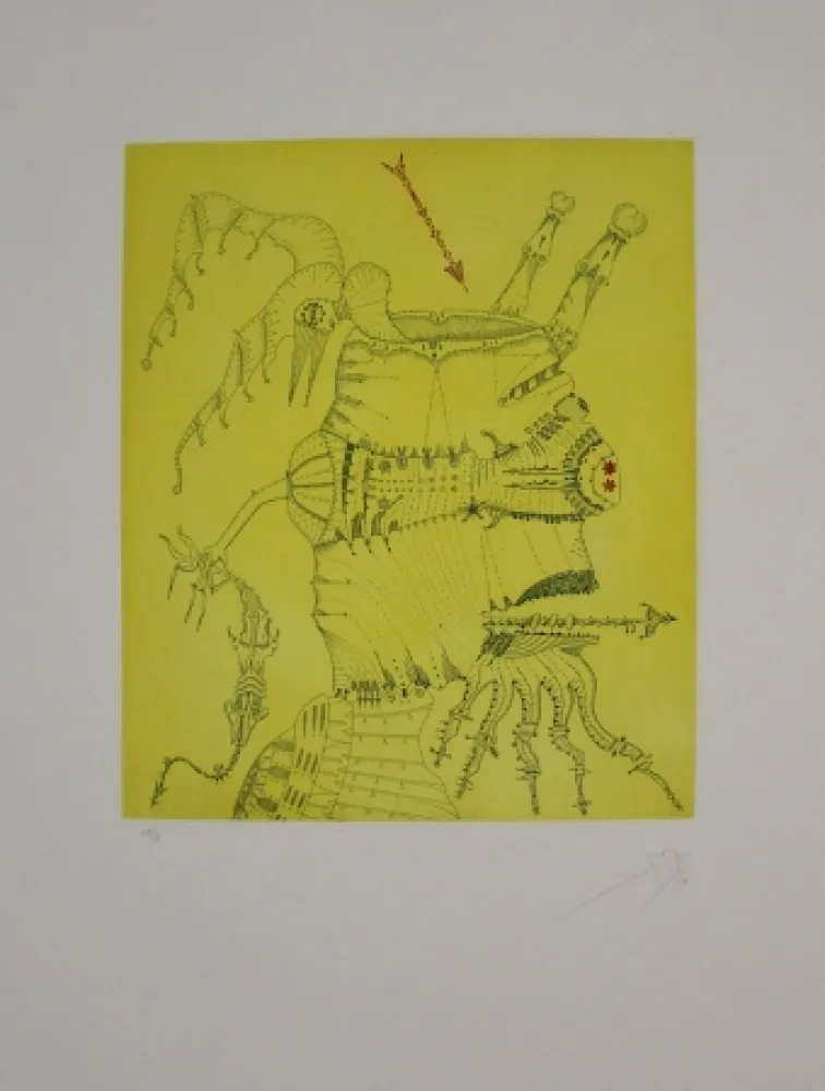 エッチングと　アクチアント Ponç - Homenaje a Dürer