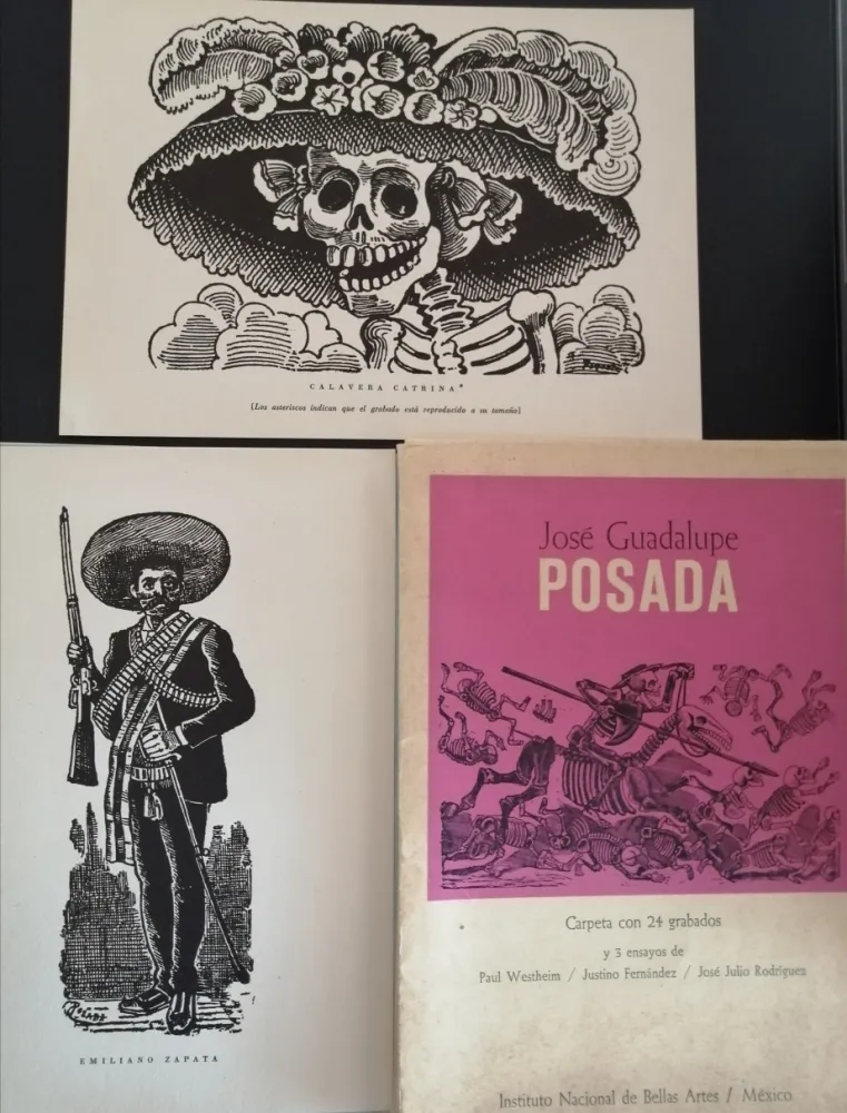 挿絵入り本 Posada - 50 aniversario de su muerte