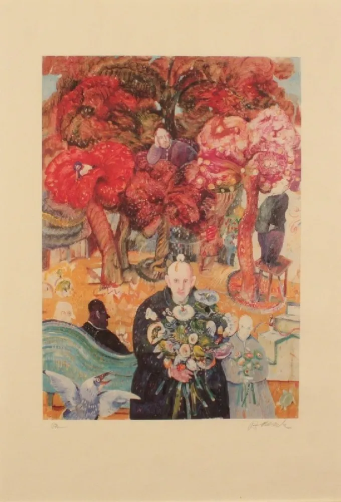 リトグラフ Possenti - SENZA TITOLO