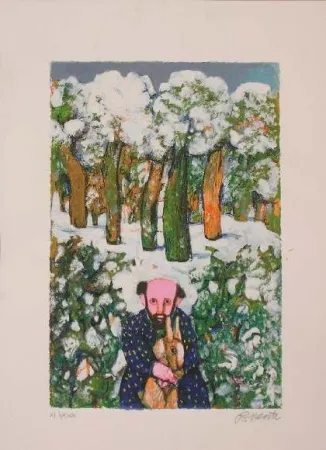 リトグラフ Possenti - SENZA TITOLO