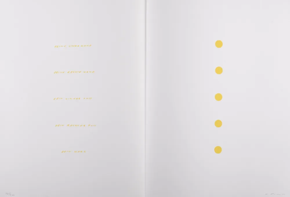 リトグラフ Prantl - Dein Herz, 1979 - Hand-signed