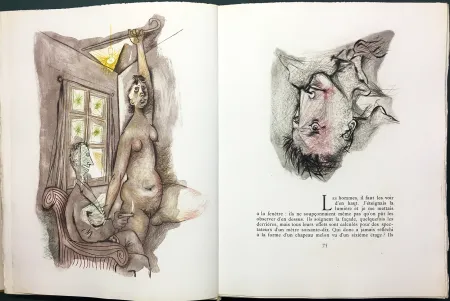 挿絵入り本 Prassinos - LE MUR (Jean-Paul Sartre). 1945-1946.