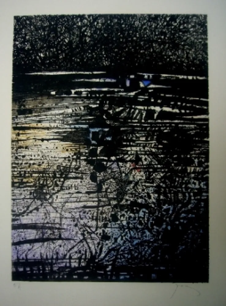 エッチングと　アクチアント Prassinos - L'étang