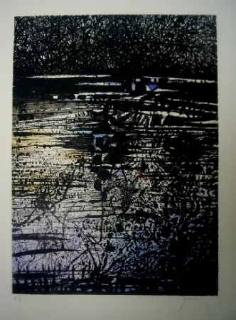 エッチングと　アクチアント Prassinos - L'étang