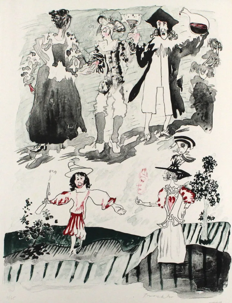 リトグラフ Procktor - Northern Lass