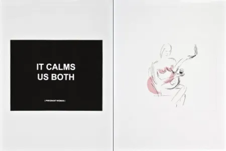 彫版 Prouvost  - It calms us both 2
