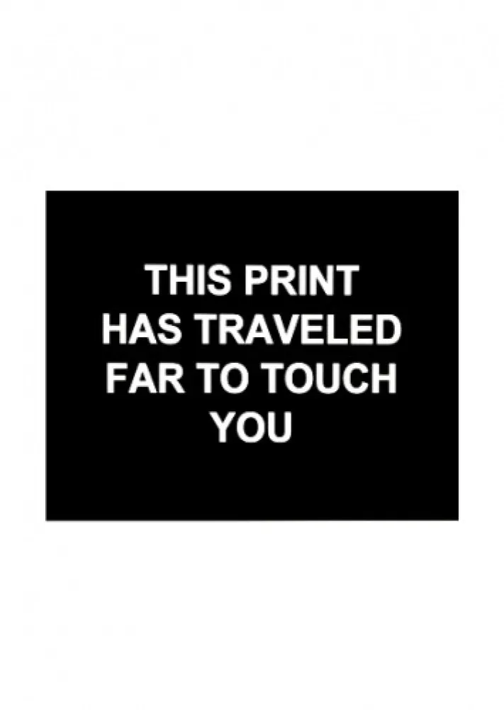 彫版 Prouvost  - This print has traveled far to touch you