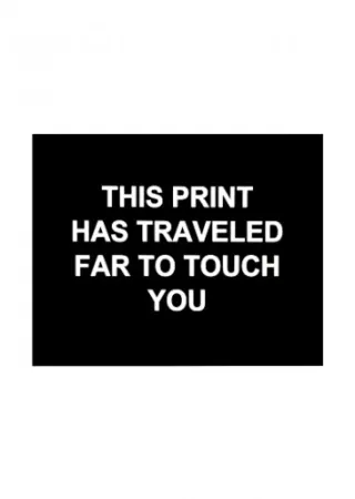 彫版 Prouvost  - This print has traveled far to touch you
