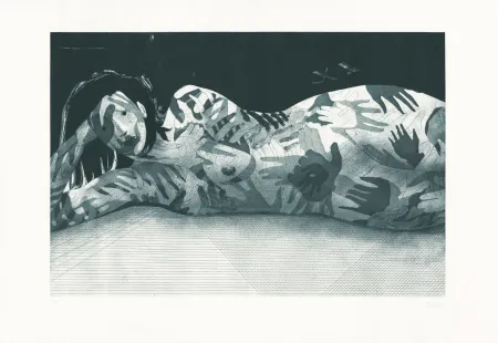 彫版 Prudhomme - Sans Titre (Mains positives, Mains négatives)