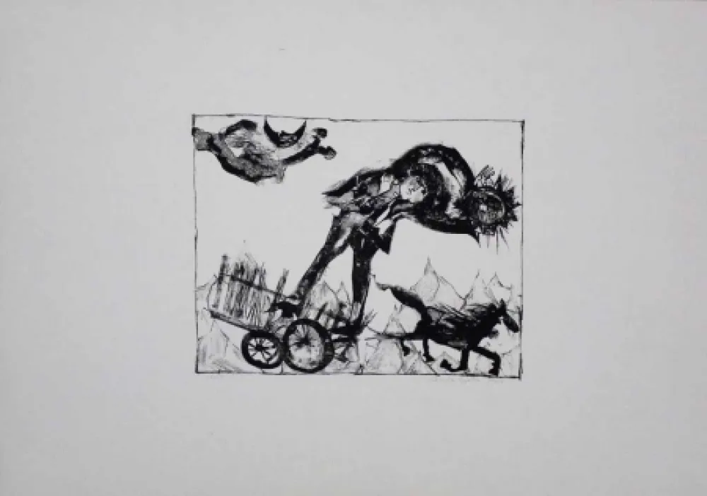 リトグラフ Pyroth - Der Sommerdieb.  Ein finnisches Märchen.