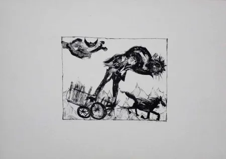 リトグラフ Pyroth - Der Sommerdieb.  Ein finnisches Märchen.