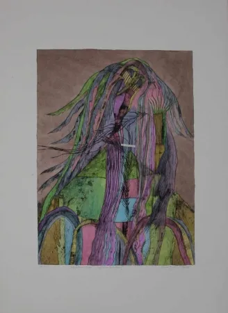 ポイントーセッシュ Pyroth - Pelzhaus mit Engel.  Schutz vor Bedrohung