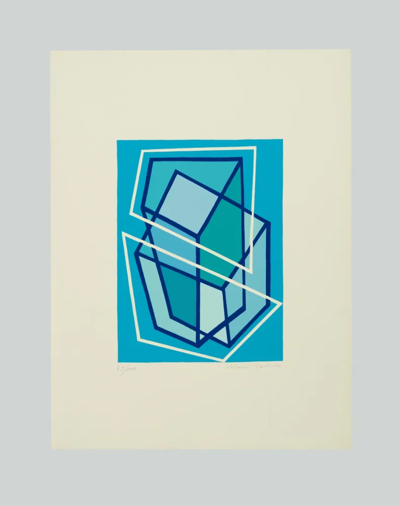 シルクスクリーン Radice - A una donna del Malabar