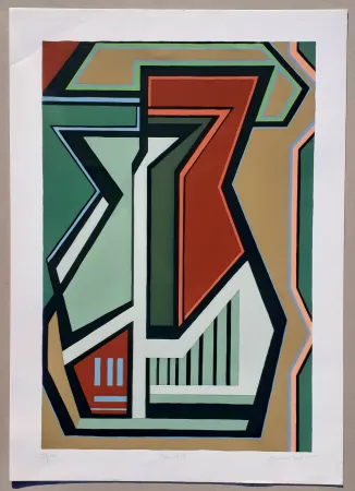 シルクスクリーン Radice - Composizione A.N.F.