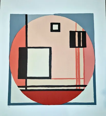 リトグラフ Radice - Composizione C.Q.R.