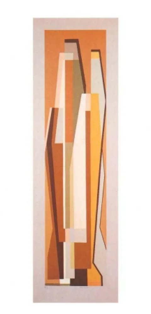 シルクスクリーン Radice - Composizione R.S.A.