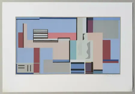 シルクスクリーン Radice - Composizione Tav. 1