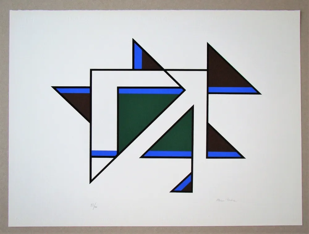 シルクスクリーン Radice - Senza Titolo