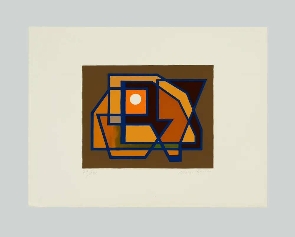 シルクスクリーン Radice - Tristezze della Luna