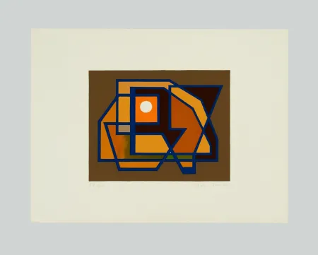 シルクスクリーン Radice - Tristezze della Luna