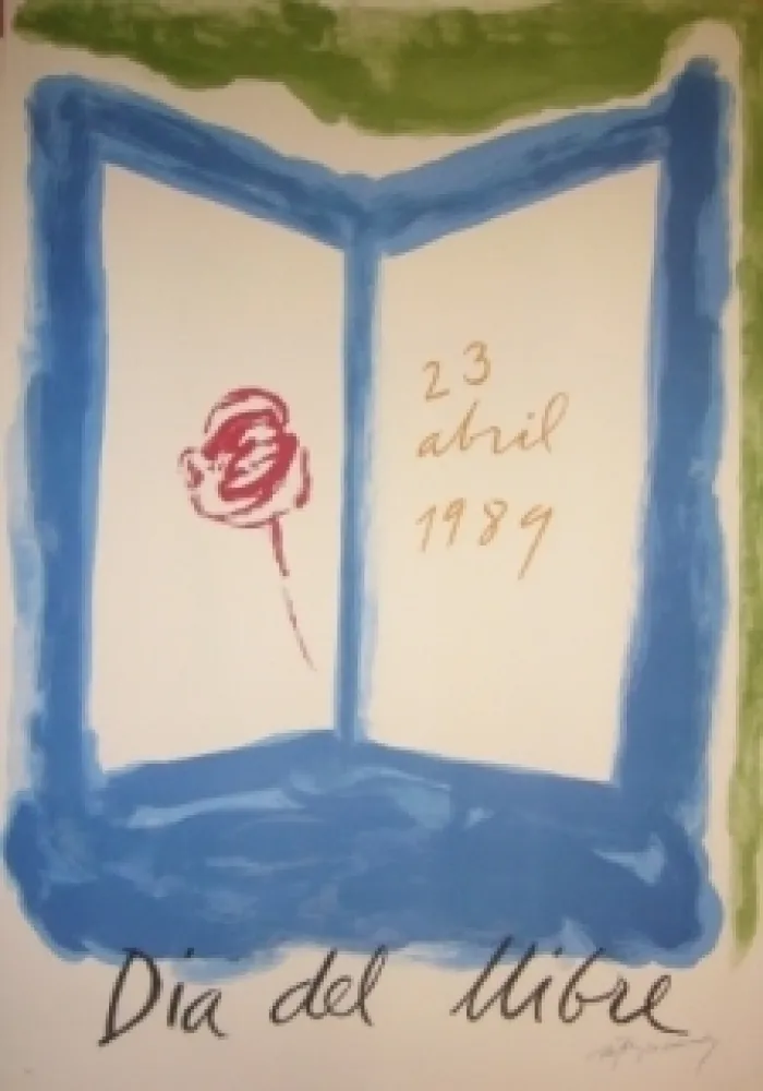 リトグラフ Ràfols Casamada - 23 April 1989