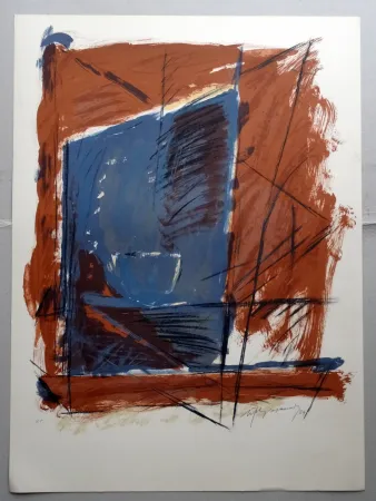 リトグラフ Ràfols Casamada - A.L. (avant la lettre) Barcelona 84