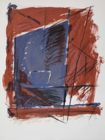 リトグラフ Ràfols Casamada - A.L. (avant la lettre) Barcelona 84