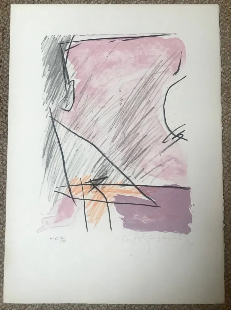 リトグラフ Ràfols Casamada - A.L. Polígrafa XV anys