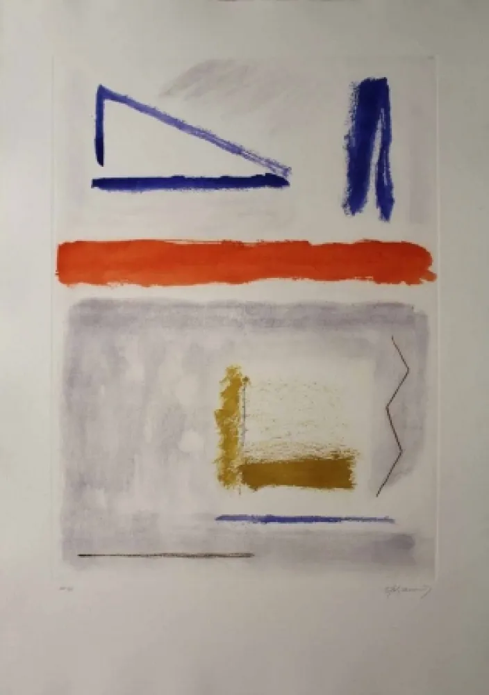 エッチングと　アクチアント Ràfols Casamada - Camí de primavera 1