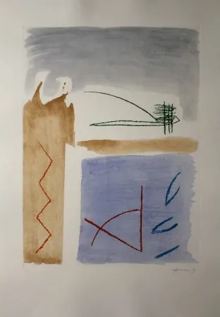 エッチングと　アクチアント Ràfols Casamada - Camí de primavera 5