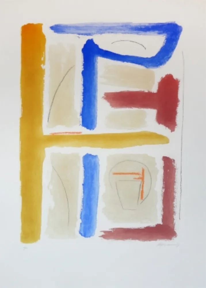 エッチングと　アクチアント Ràfols Casamada - Cami de primavera IV