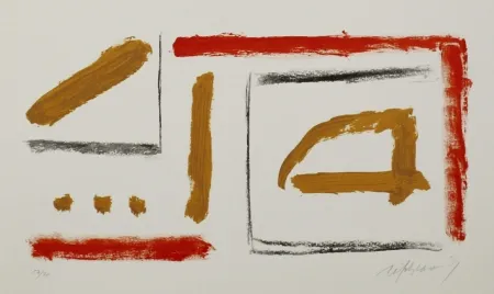 リトグラフ Ràfols Casamada - Coberta Catàleg