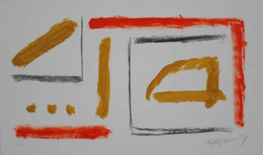 リトグラフ Ràfols Casamada - Coberta catàleg