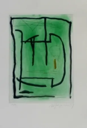 エッチングと　アクチアント Ràfols Casamada - Composition 14