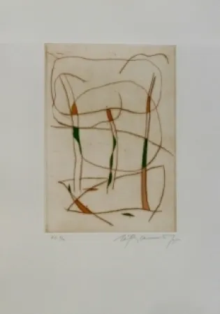 エッチングと　アクチアント Ràfols Casamada - Composition 15