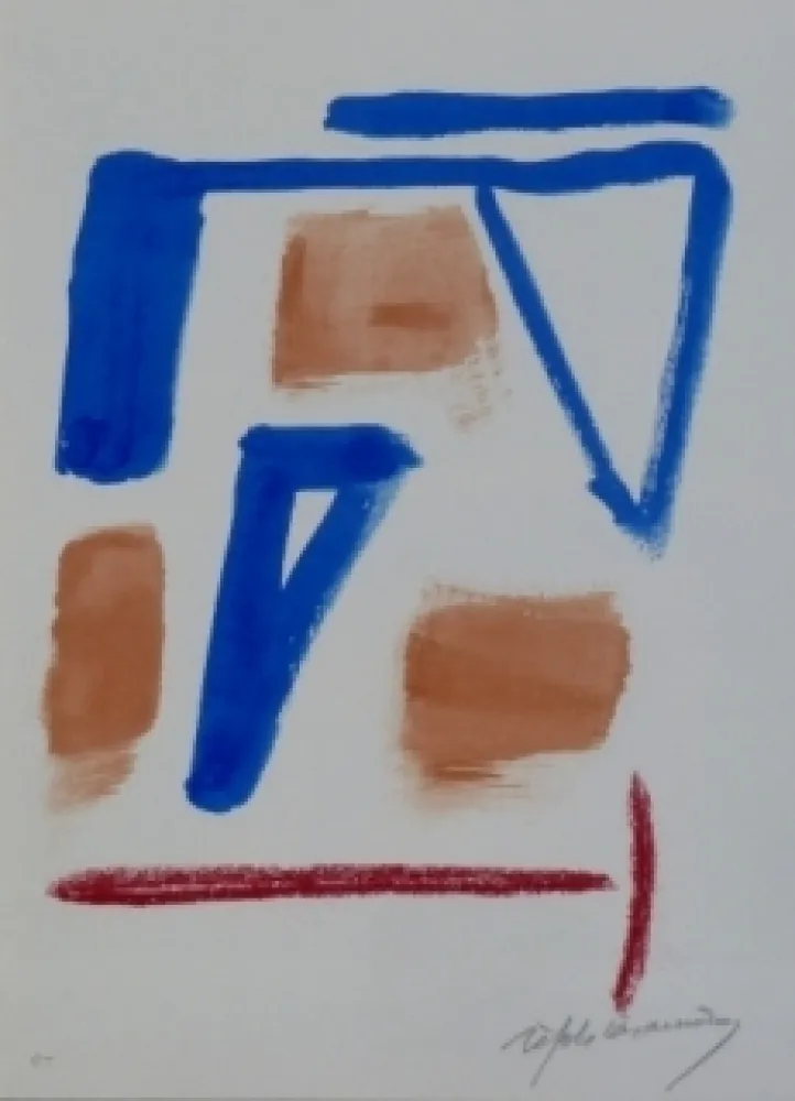 リトグラフ Ràfols Casamada - Composition 20