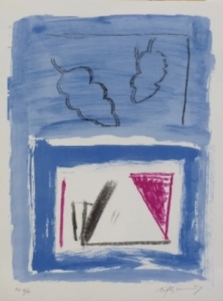 リトグラフ Ràfols Casamada - Composition 21