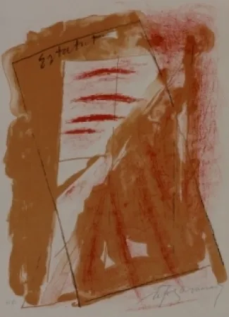 リトグラフ Ràfols Casamada - Composition 22