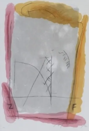 リトグラフ Ràfols Casamada - Composition 23