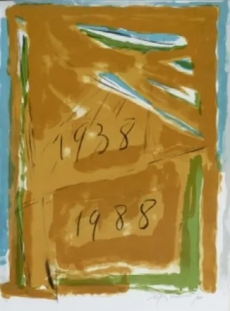 リトグラフ Ràfols Casamada - Composition 54