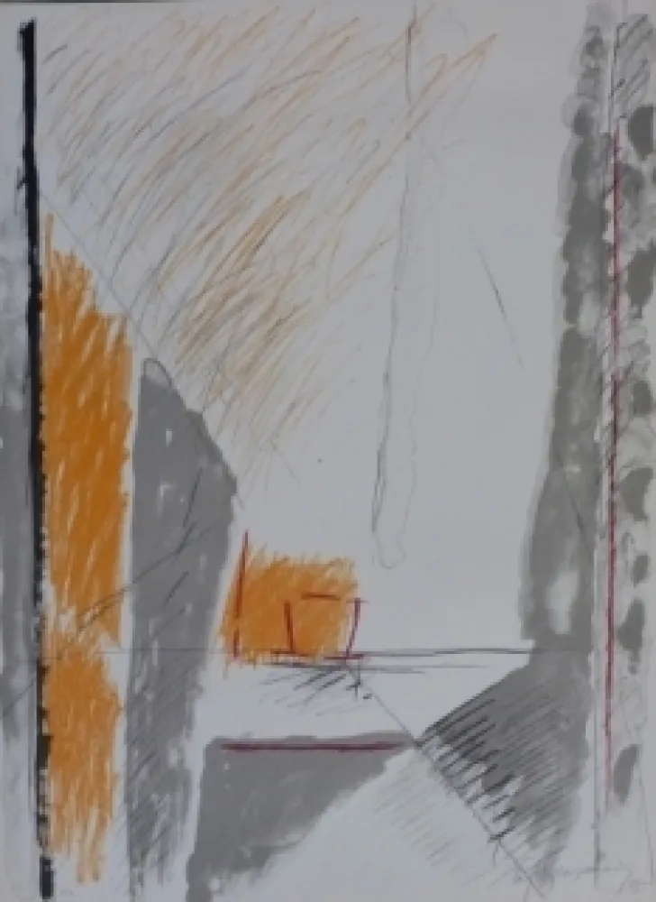 リトグラフ Ràfols Casamada - Composition 60