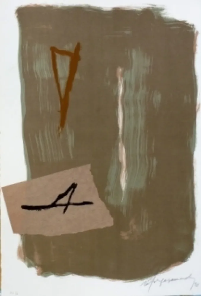 リトグラフ Ràfols Casamada - Composition 8