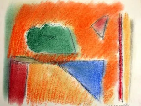 リトグラフ Ràfols Casamada - EN NARANJA