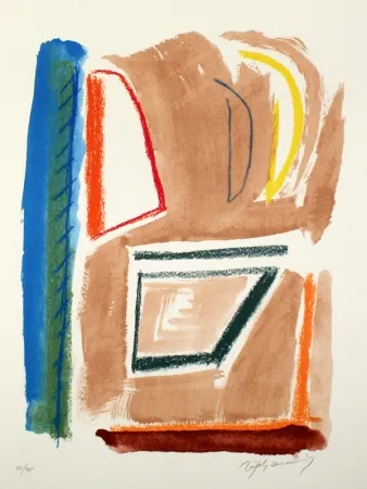 リトグラフ Ràfols Casamada - Estructures 1