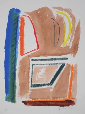 リトグラフ Ràfols Casamada - Estructures 1