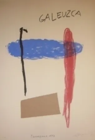 リトグラフ Ràfols Casamada -  Galeuzca 