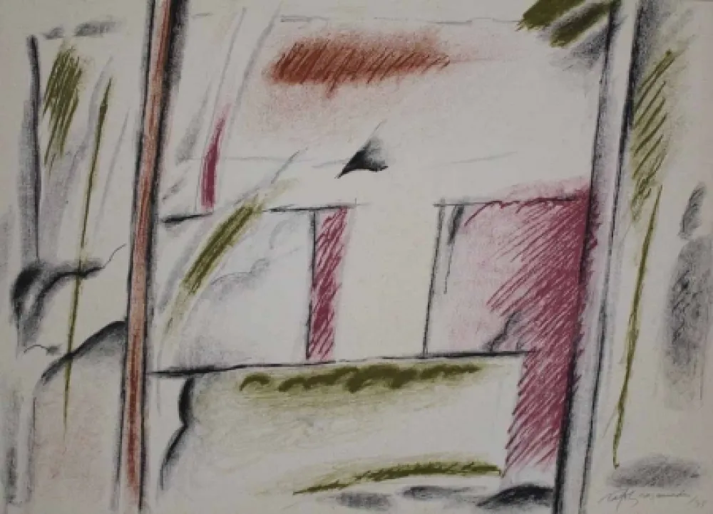 リトグラフ Ràfols Casamada - Homenatge a Joan Prats