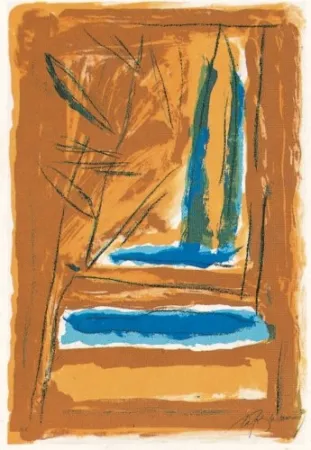 リトグラフ Ràfols Casamada - La tardor-2