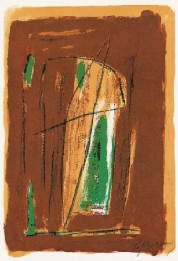 リトグラフ Ràfols Casamada - La tardor-4	